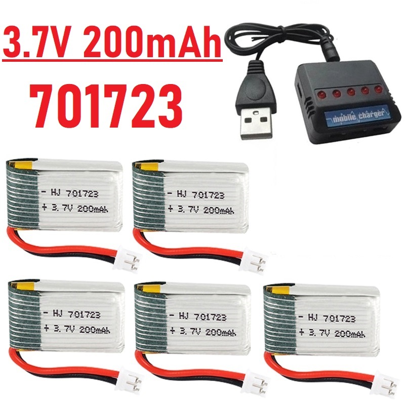 Eachine Drone E010 - Аккумулятор 3.7V 200mAh с зарядным устройством