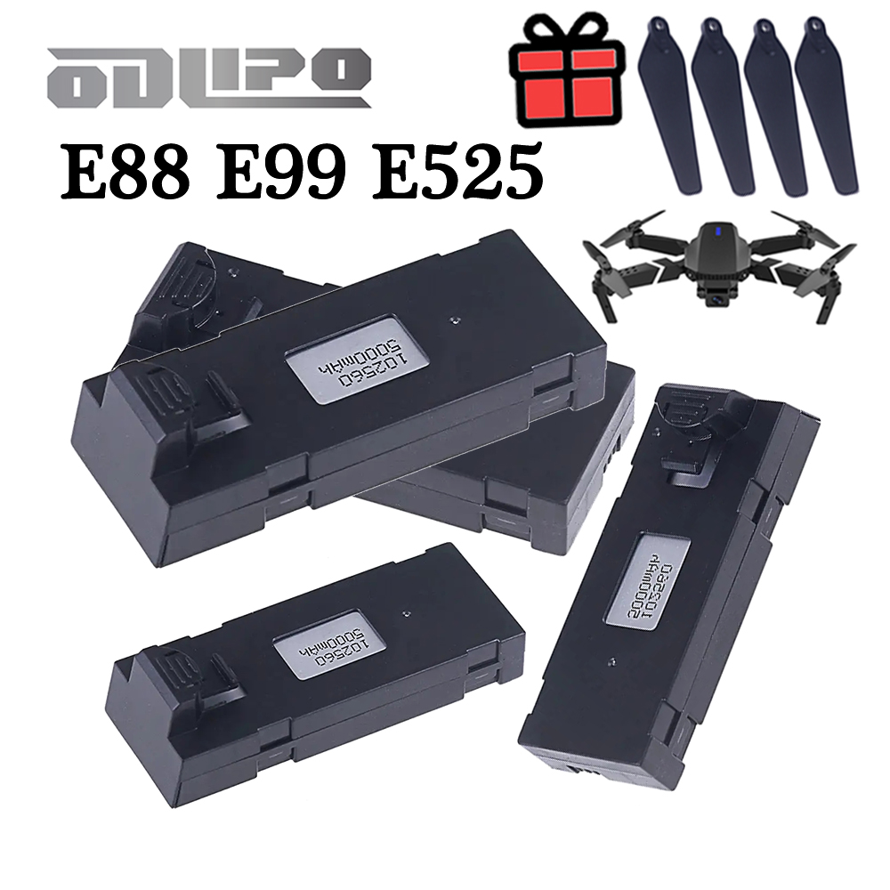 E88 3,7 В 5000 мАч LiPo аккуму – обзор и цена Eachine Drone E58