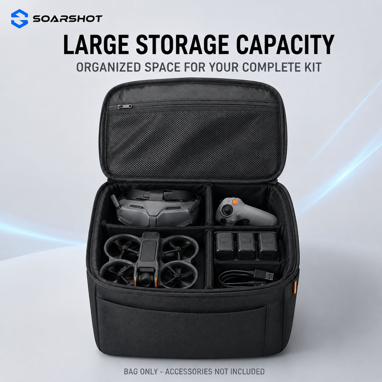 Чехол SOARSHOT для очков DJI A – обзор и цена Drone Carrying Case